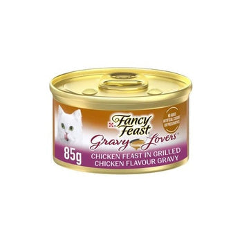 PURINA FANCY FEAST Gravy Lovers Chicken Feast in Grilled Chicken Wet Cat Food 85g