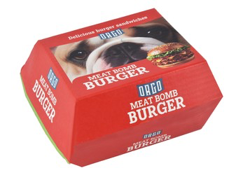 Orgo Treats Dog Burger Different Flavors 2 Pices