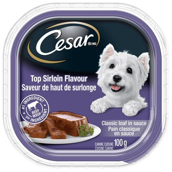 Cesar Classic Loaf in Sauce Soft Wet Dog Food 100G