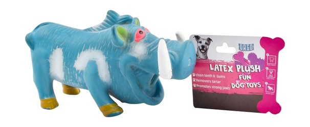 Orgo Latex Plush Dog Fun Toy Large