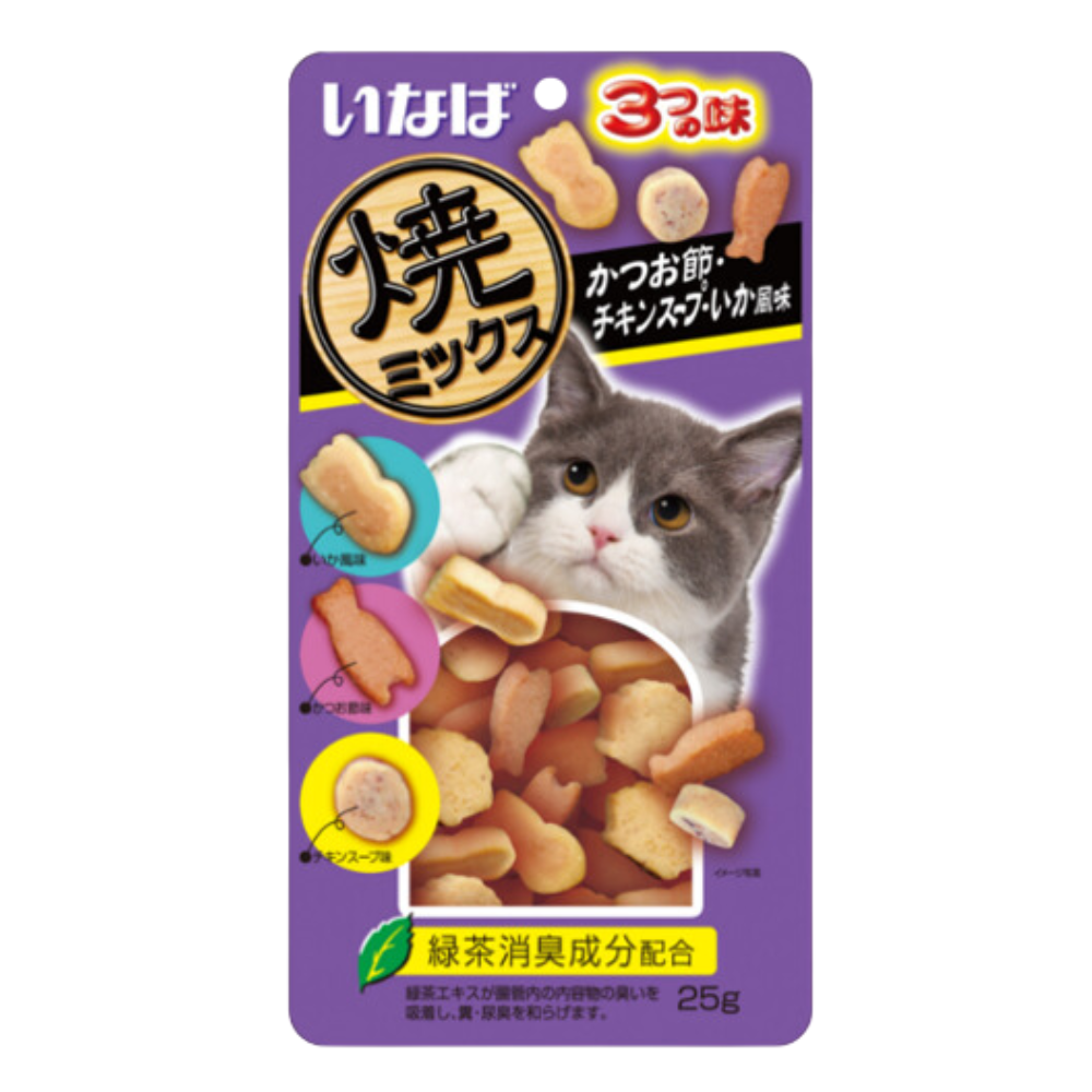 (Copy) CIAO Soft Bits Mix Chicken & Tuna Flavor 25G