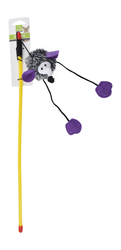 Nunbell Cat Toy Stick with Mouse Yellow