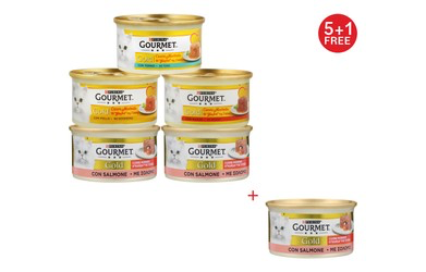 Gourmet Can Cat Wet Food Bundle 6x85G