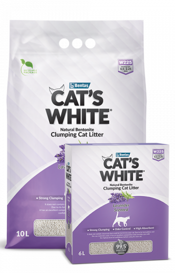 Cat’s White® Lavender Scented Clumping Cat Litter