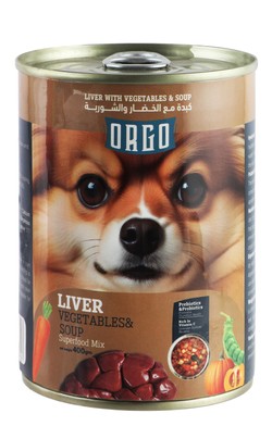 Dog Wet Food Liver Vegetables Soup 400G - Orgo
