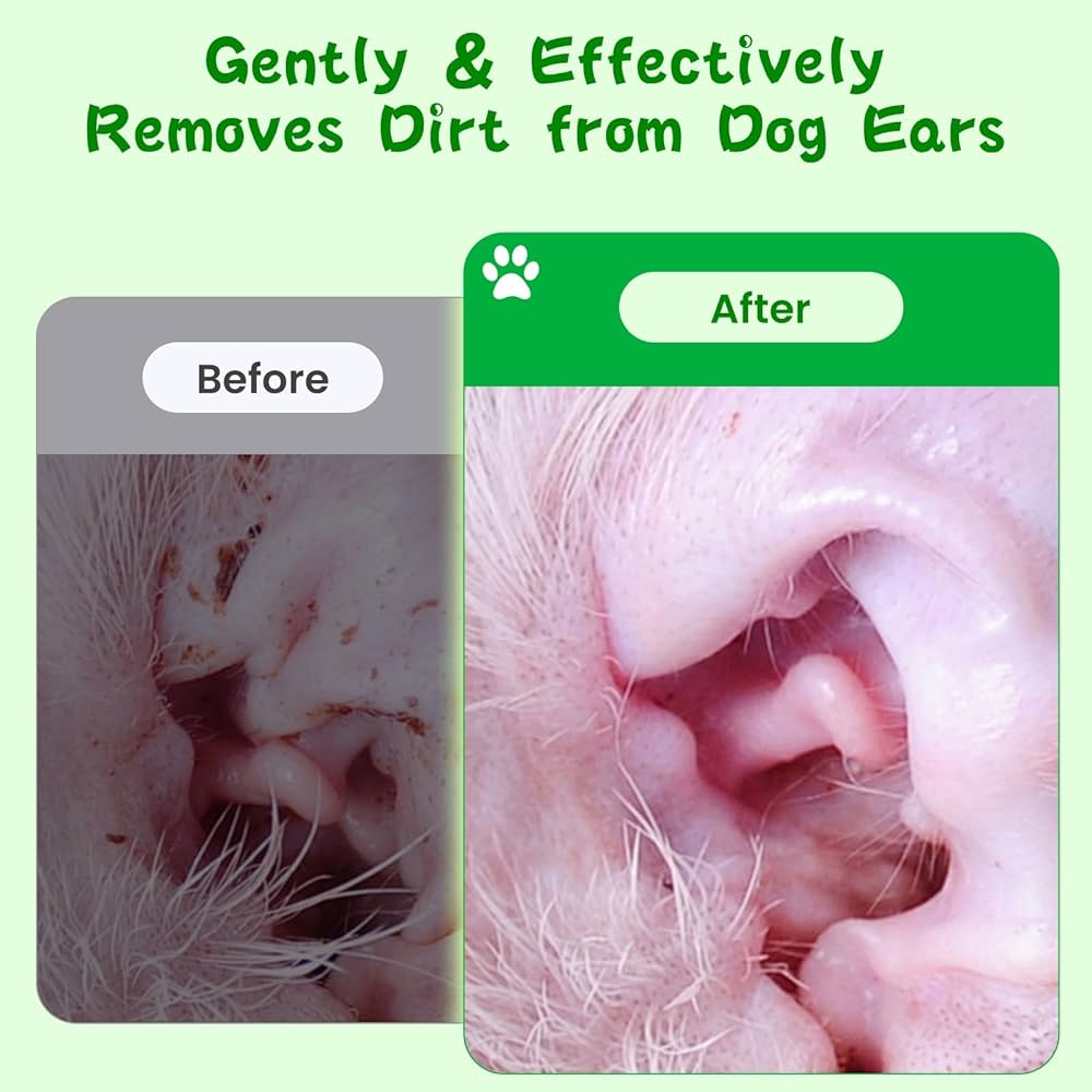 Tinioey Pet Ear Cleaning Wipes 150pcs