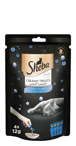 Sheba Melty Mixed Creamy Treats Tuna Flavor 4x12G