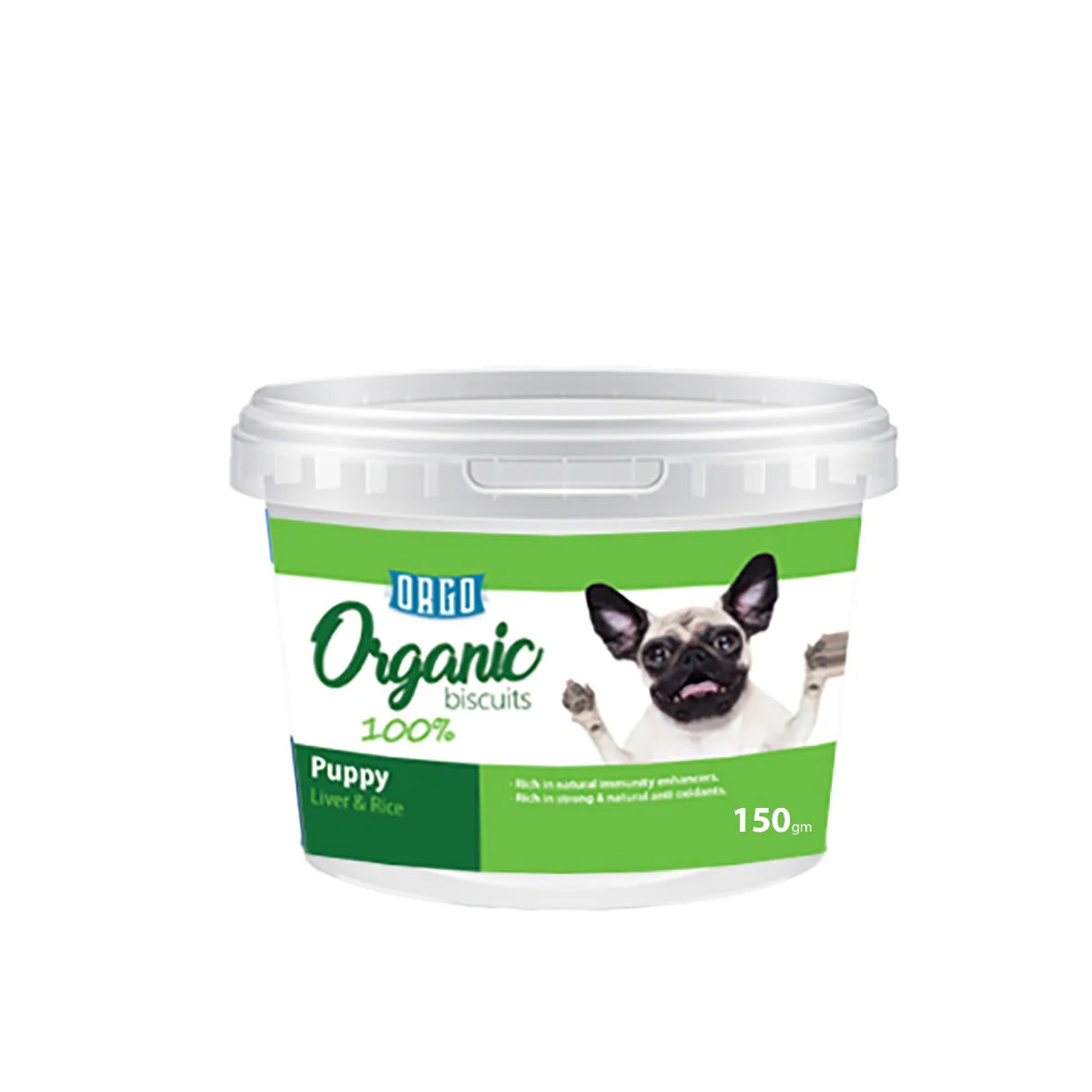 Orgo Puppy Biscuits Different Flavors 150 gm