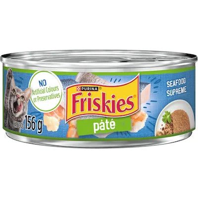 Friskies Paté Sea Food Supreme Wet Cat Food 156G