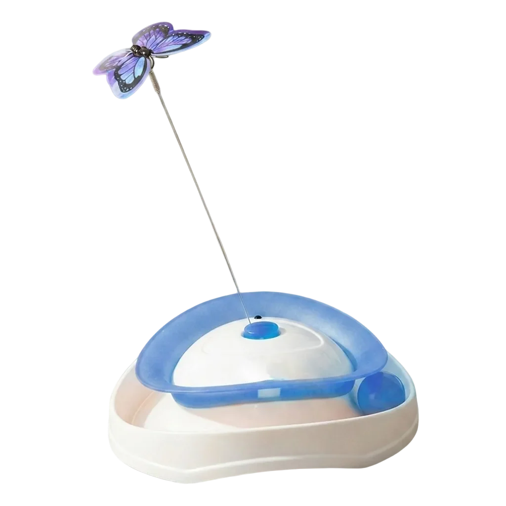 Nunbell Cat Toy Roll Around Flutter Bug