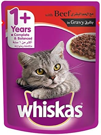 Whiskas Beef In Gravy Cat Food - 85g
