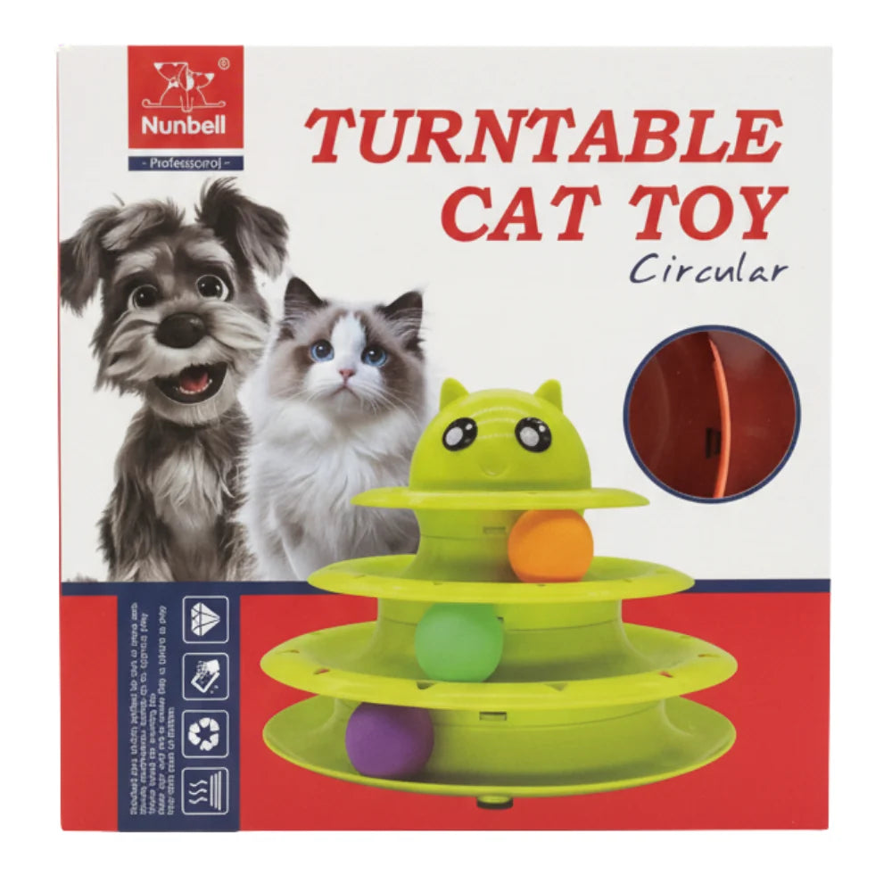 Nunbell Turn Table Cat Toy Circular 3 Floor