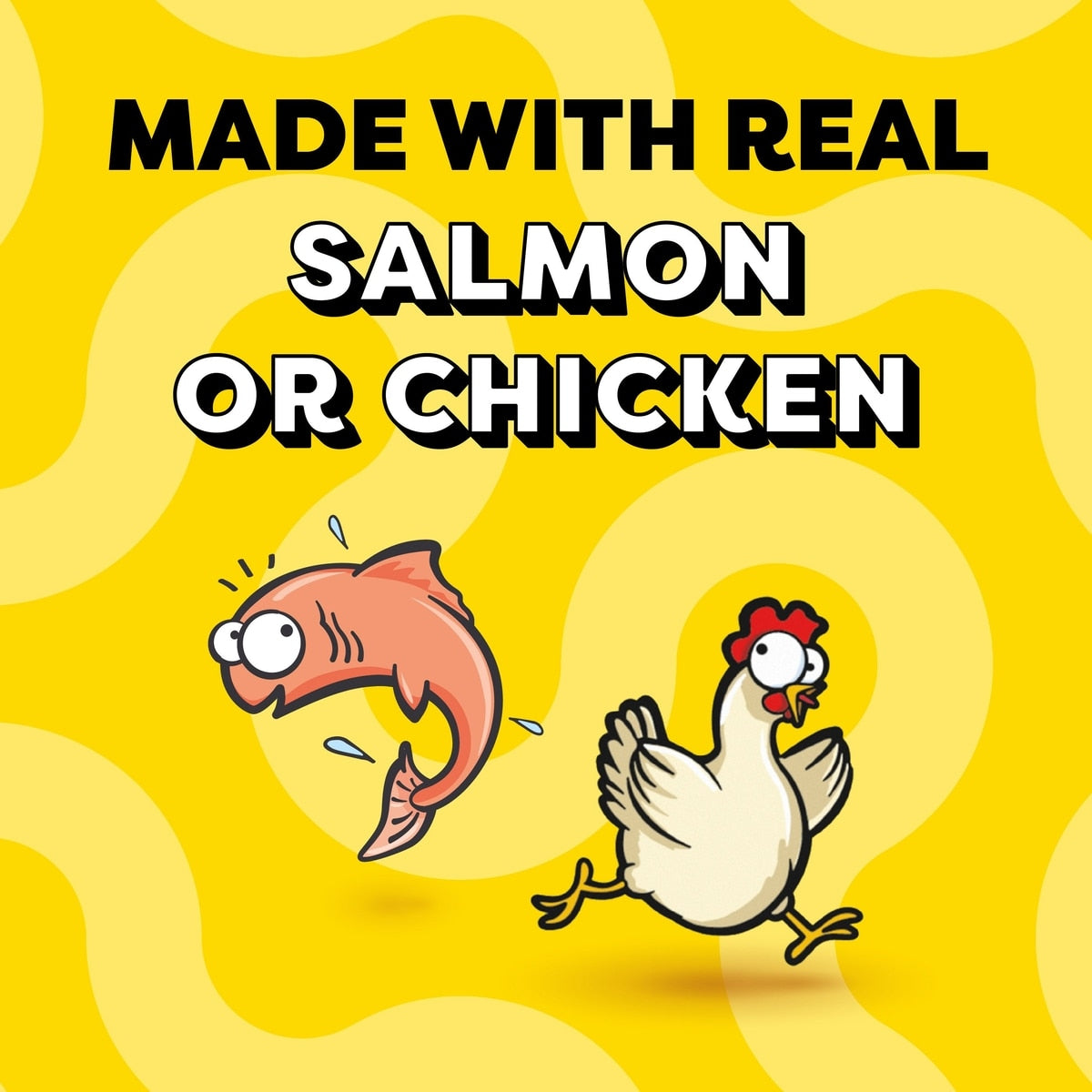 Temptations Creamy Puree Salmon & Chicken Variety Pack Lickable Cat Treats, 12G, 16 count