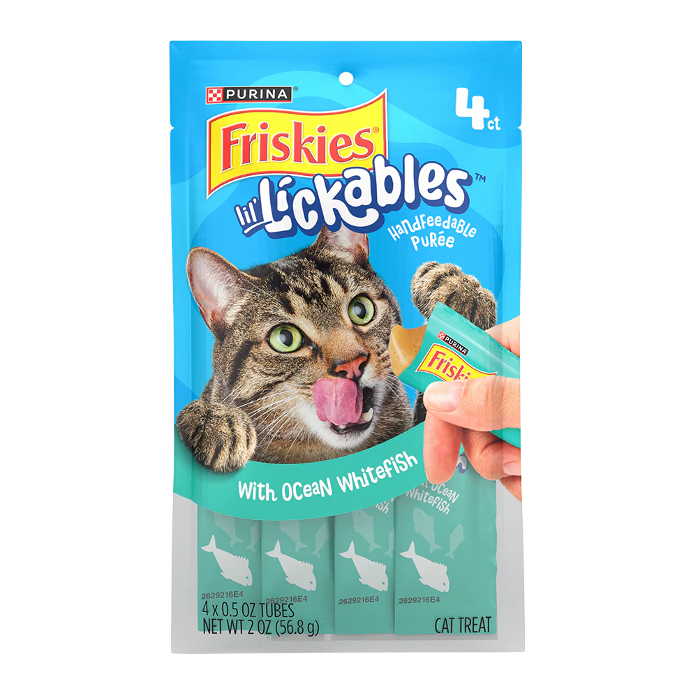 Friskies Lil’ Lickables Cat Treats 4 tubes