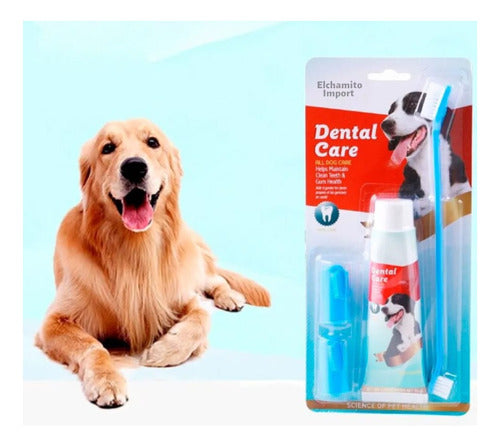 Dog Dental Care Kit – Toothpaste & Toothbrush Set with Finger Brushes 95G