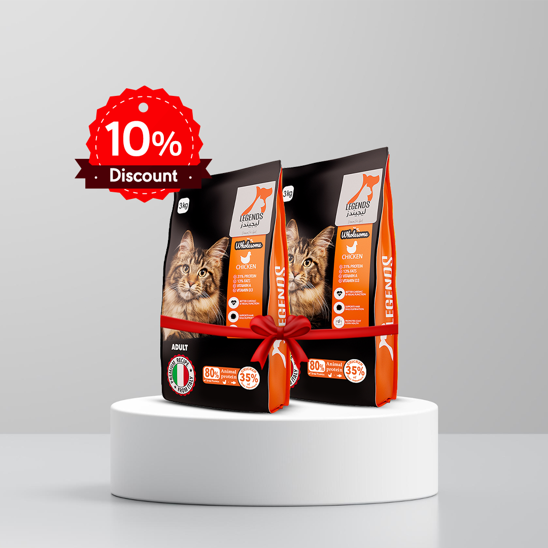 Legends Wholesome Adult Cat Chicken Dry Food 3KG – Buy 2 & Get 10% Off