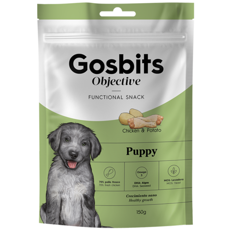 Gosbits Objective Chicken & Potato Puppy Dogs 150g