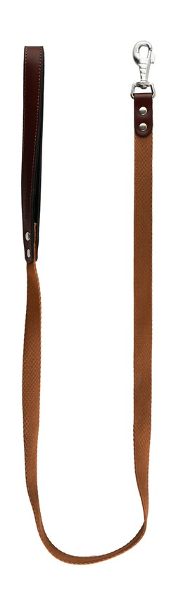 Lino Medium Dog Leash with Leather Handle