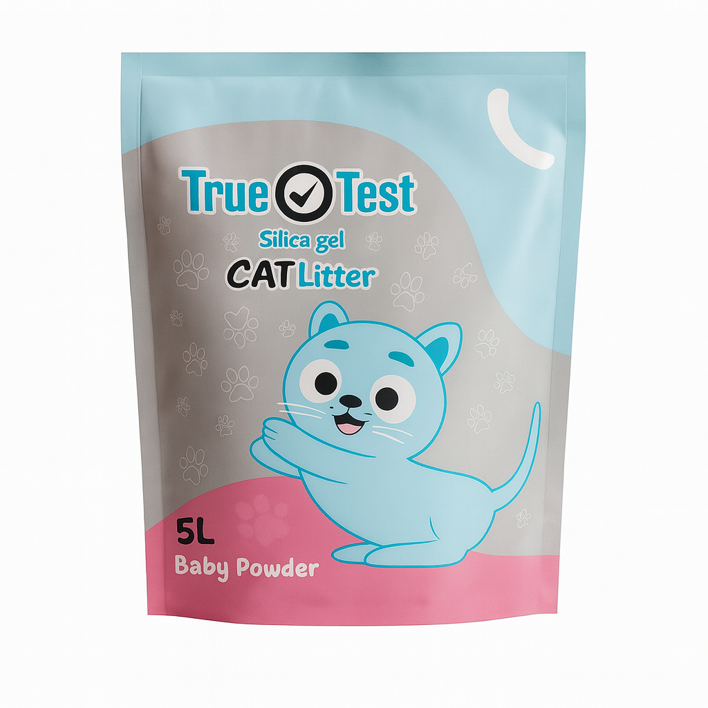 True Test Silica Gel Crystal Cat Litter – Different Scents (5L)