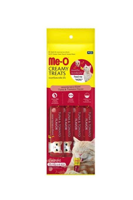 Me-O Creamy Treats Diffrent Flavor (15Gx4)