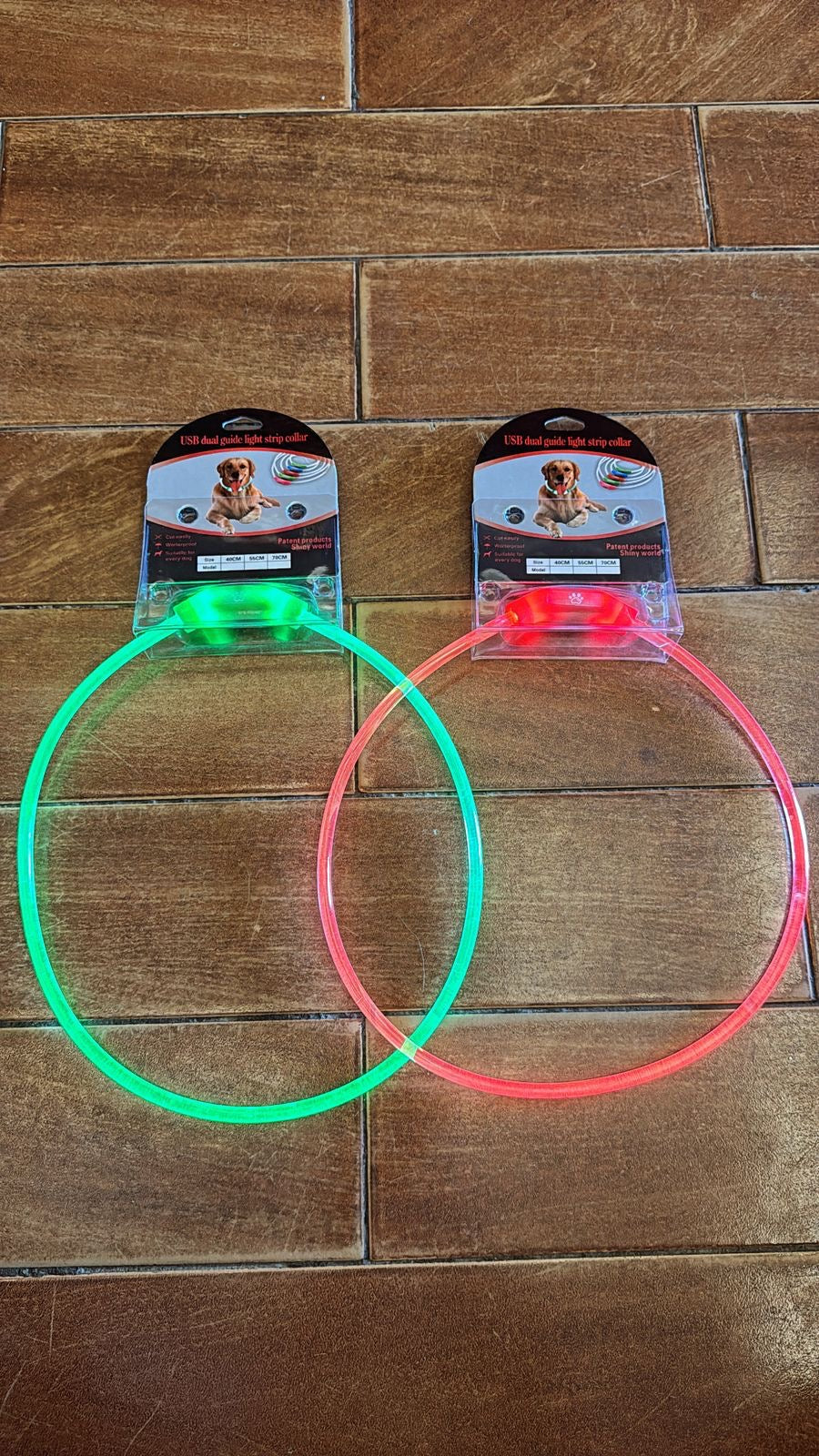 USB Rechargeable LED Luminous Dog Collar – Glow in the Dark Safety Necklace