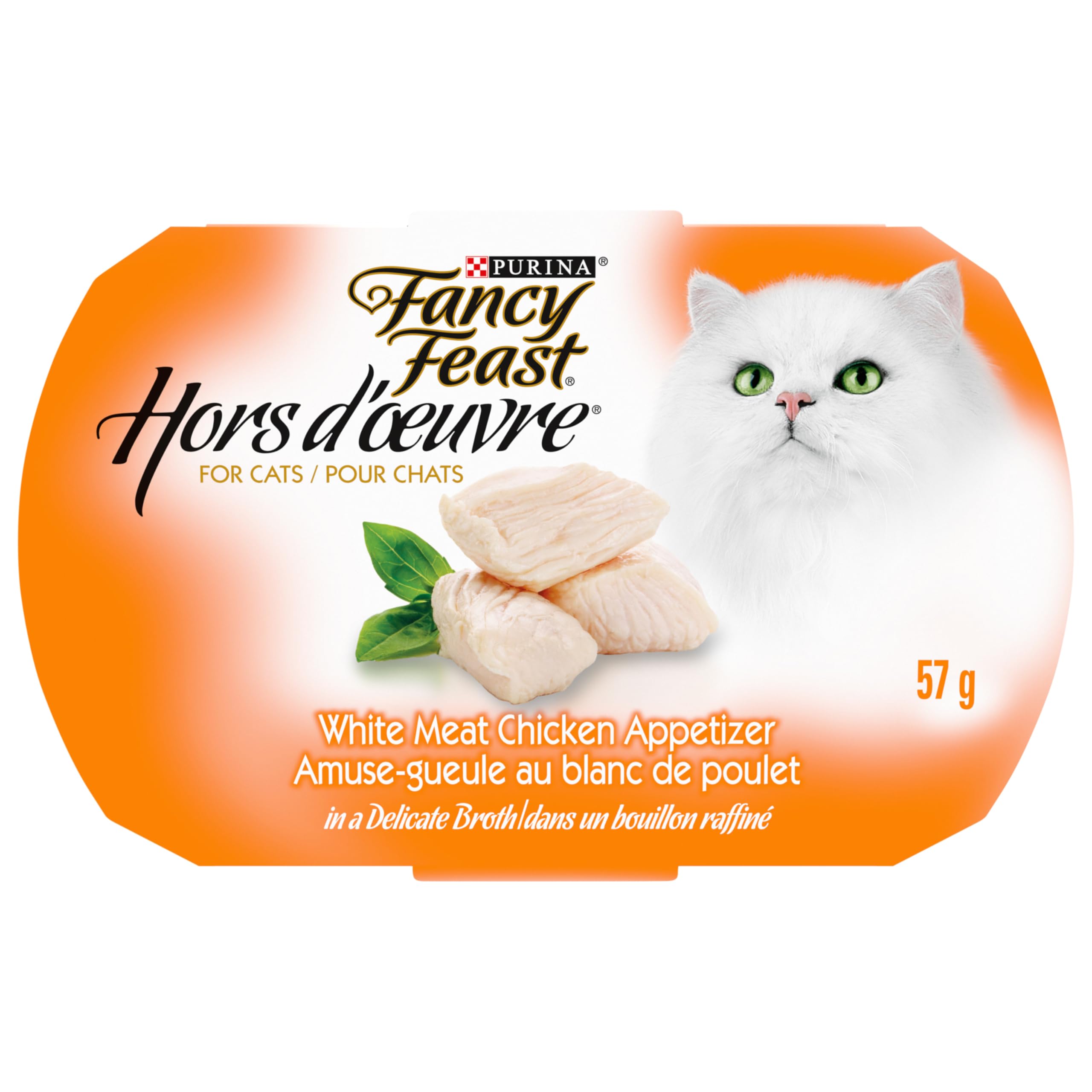 Fancy Feast® Hors d'Oeuvre™ White Meat Chicken Cat Wet Food Appetizer 57g