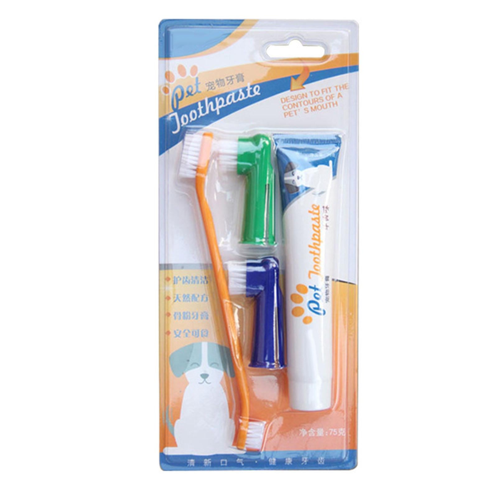 Pet Toothpaste & Toothbrush Set – Complete Dental Care Kit for Dogs & Cats