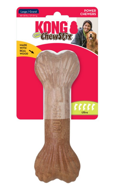 KONG Ultra ChewStix Large Teething Dog Chew Toy 27-54KG Dogs