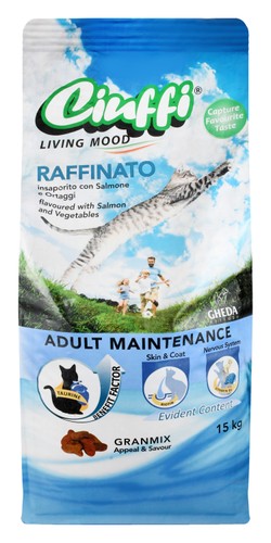 Ciuffi Dry Food for Cats Adult Salmon (15KG)