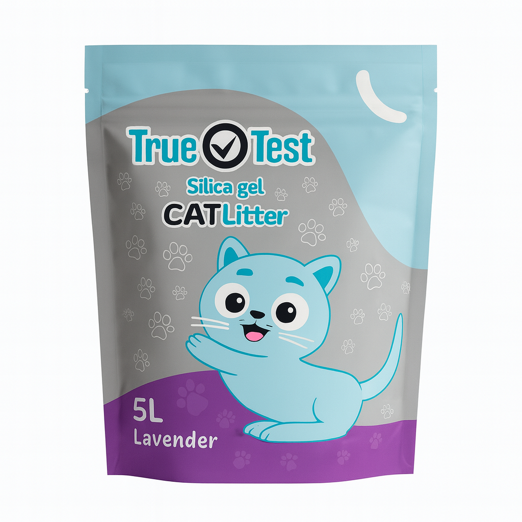 True Test Silica Gel Crystal Cat Litter – Different Scents (5L)