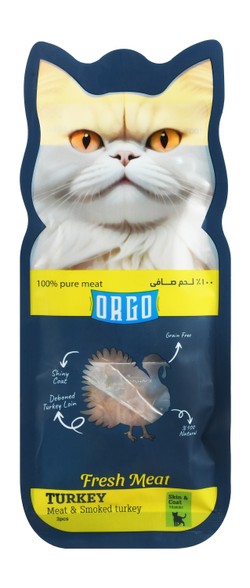 Orgo Smoked Turkey Adult Cat Treats