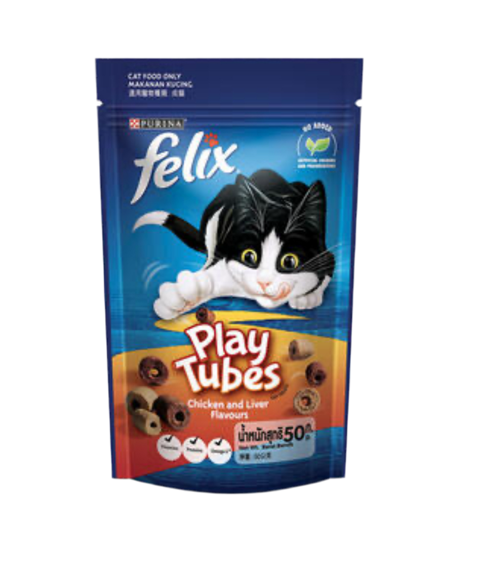 FELIX® Play Tubes Different Flavors Cat Treats - 50G