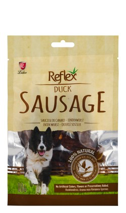 Reflex Duck Sausage Dog Treats 80G