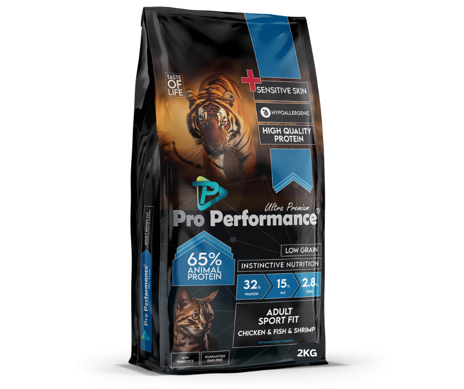 Pro Performance Adult Cat Dry Sport Fit Food Chicken & Fish & Shrimp 2KG