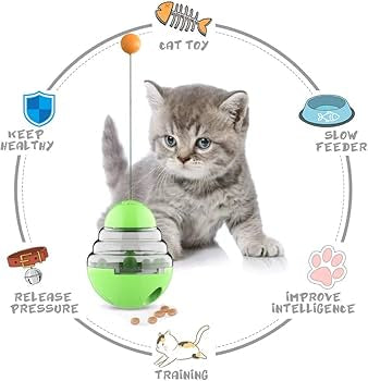 Tumbler Cat Treats Ball Toy