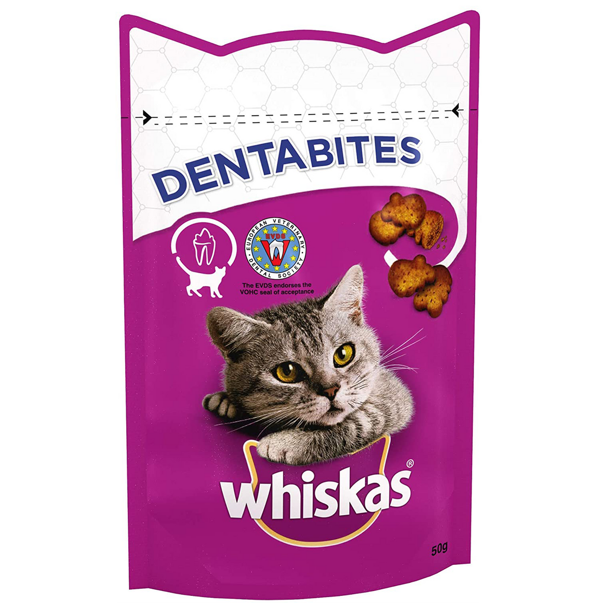 whiskas Dentabites with Delicious Chicken 40G
