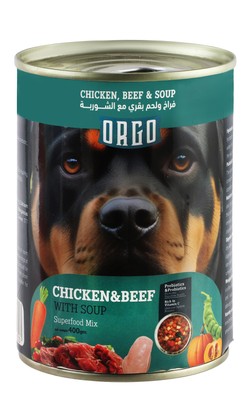 Dog Wet Food Chicken Beef Vegetables Soup 400G - Orgo