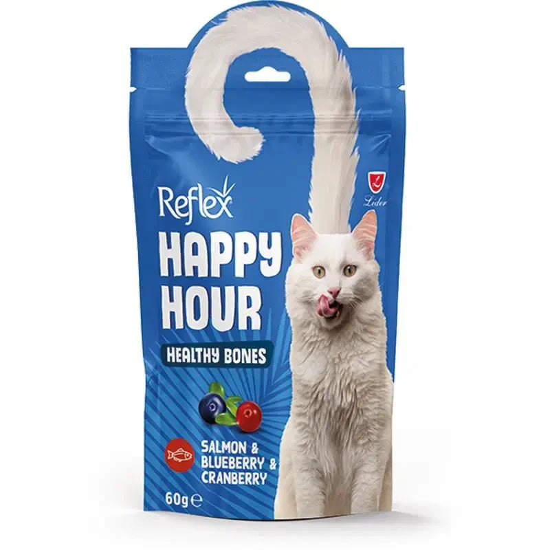 Reflex Happy Hour Cat Treats - 60G