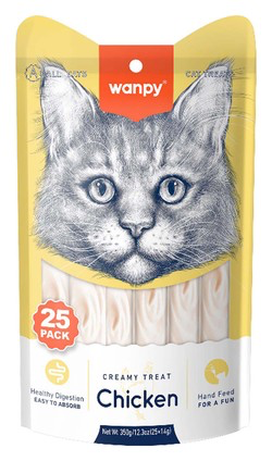 Wanpy Cat Creamy Treat Chicken Flavor