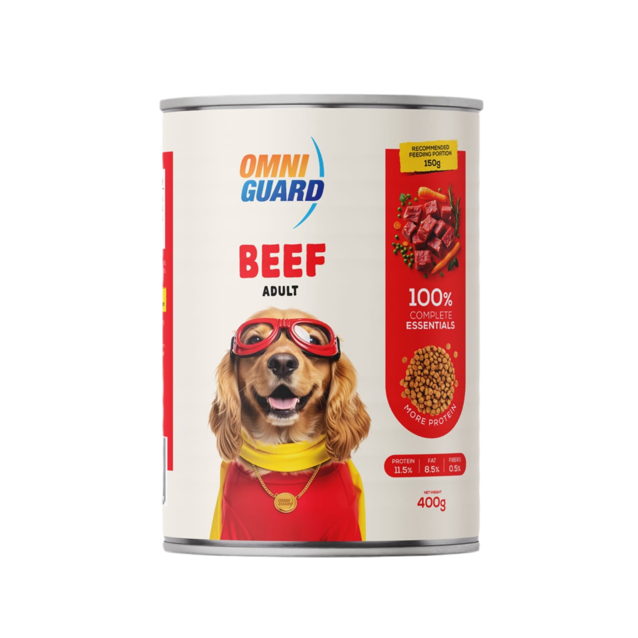 Omni Guard Wet Food for Adult Dog with Beef 400G