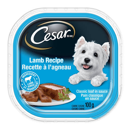 Cesar Classic Loaf in Sauce Soft Wet Dog Food 100G