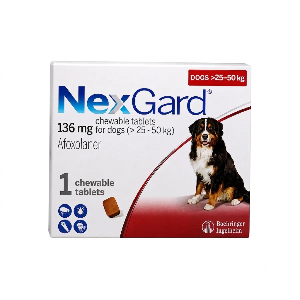 Nexgard Chewable for Large Dogs (25-50KG) 1 Tablet