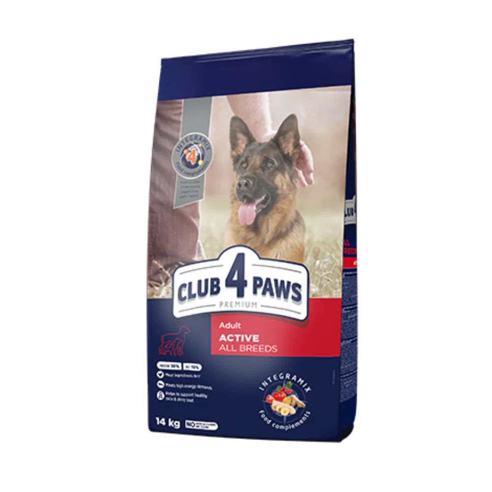 CLUB 4 PAWS Premium Active for Adult Dog Dry Food 14 Kg