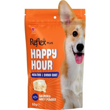 Reflex Plus Happy Hour Dog Treats Different Flavors - 60G