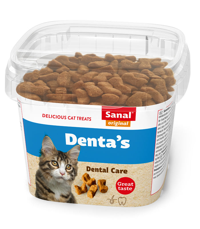 Sanal Denta’s Cat Treats Anti Hairball with Chicken 75G