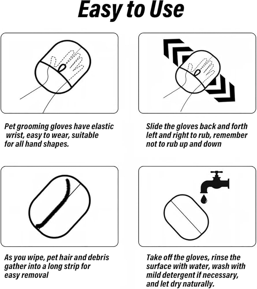Lint Gloves For Pets