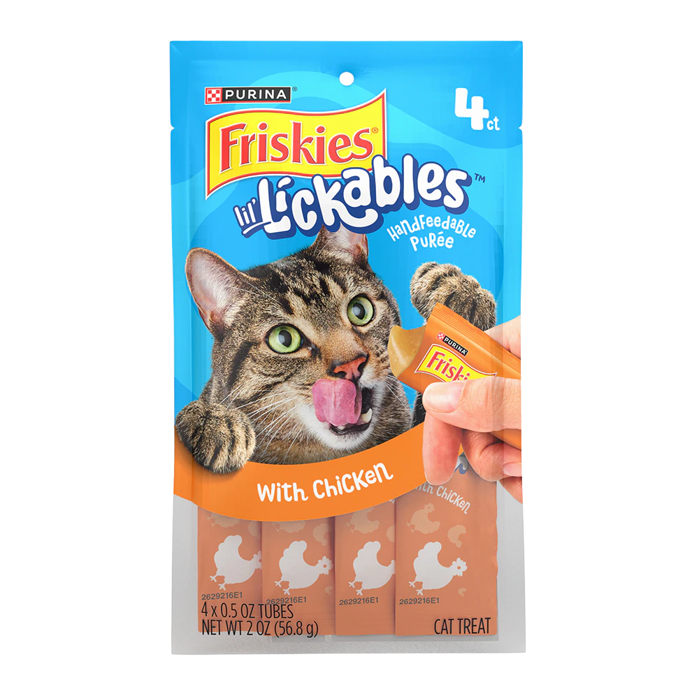 Friskies Lil’ Lickables Cat Treats 4 tubes