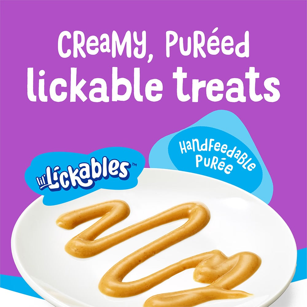 Friskies Lil’ Lickables With Tuna Lickable Cat Treats 4 tubes