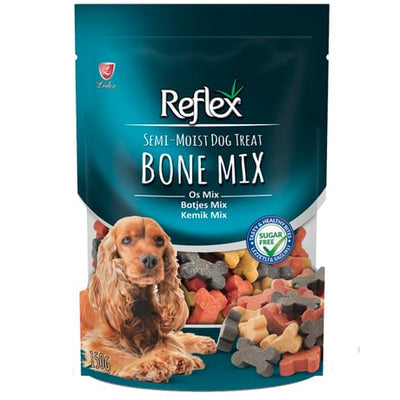 Reflex Semi Moist Dog Treats Bone Mix 150G