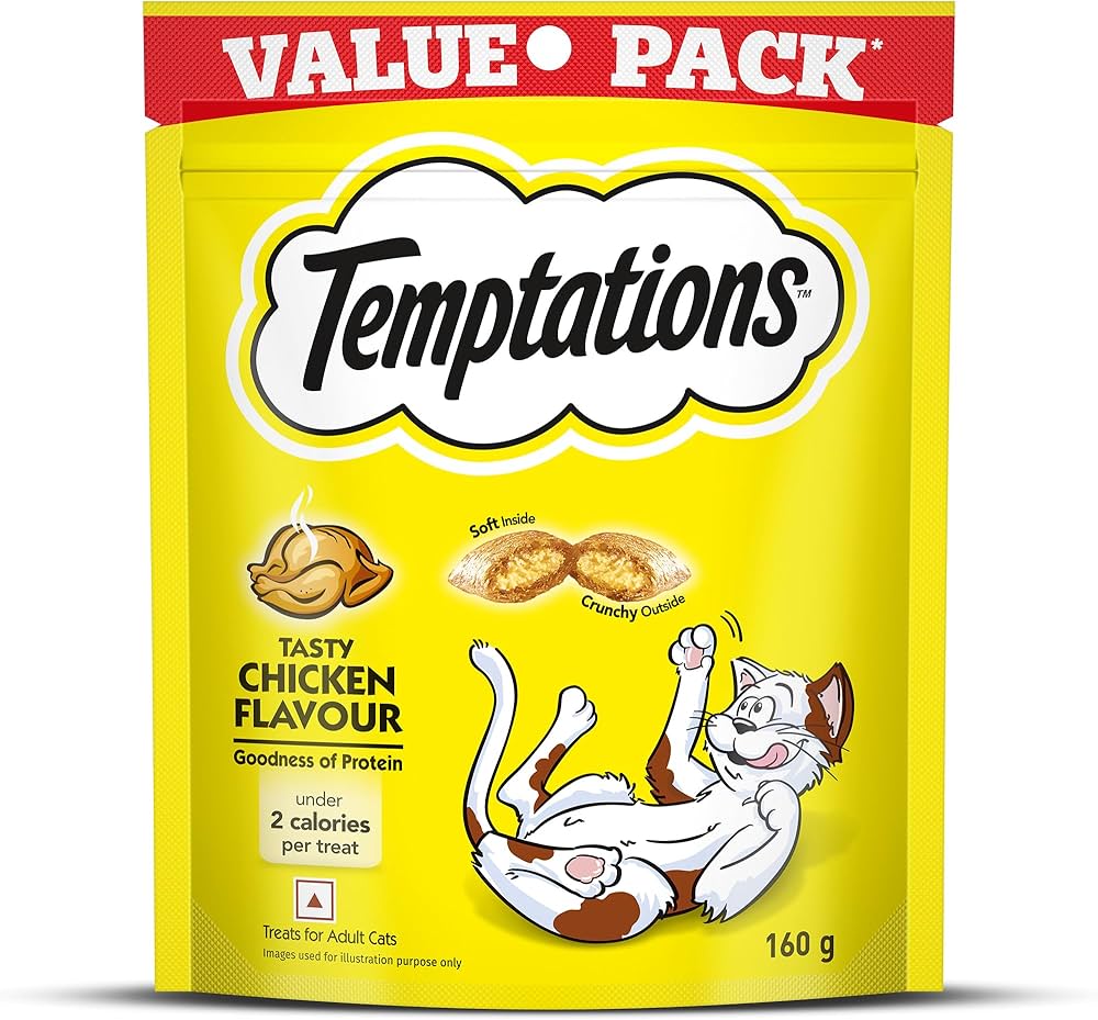 TEMPTATIONS™ Mega Pack Cat Treats Chicken Flavor 180G